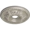 Ekena Millwork Granada Ceiling Medallion (Fits Canopies up to 6 5/8"), 18"OD x 3 1/2"ID x 2 1/2"P, Pearl White CM18GAPWS - alternate 2